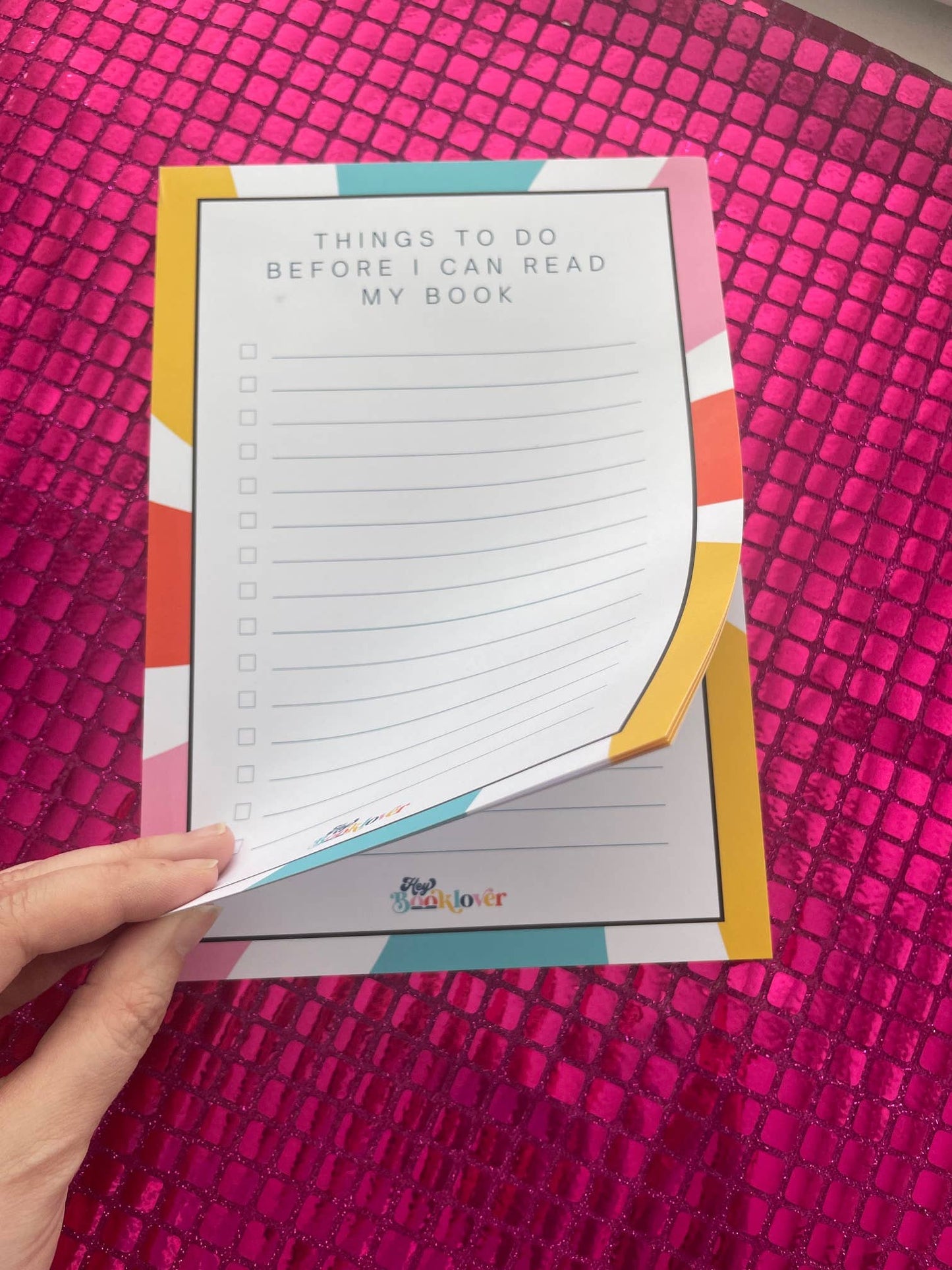 Book Lover Things To Do Notepad - from The Bookhouse Broughty Ferry- Just £7.99! Shop now