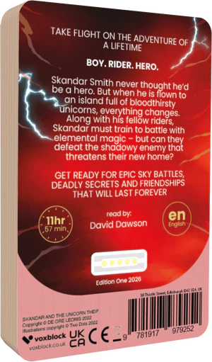 Voxblock Audiobook - Skandar - Book from The Bookhouse Broughty Ferry- Just £13.99! Shop now
