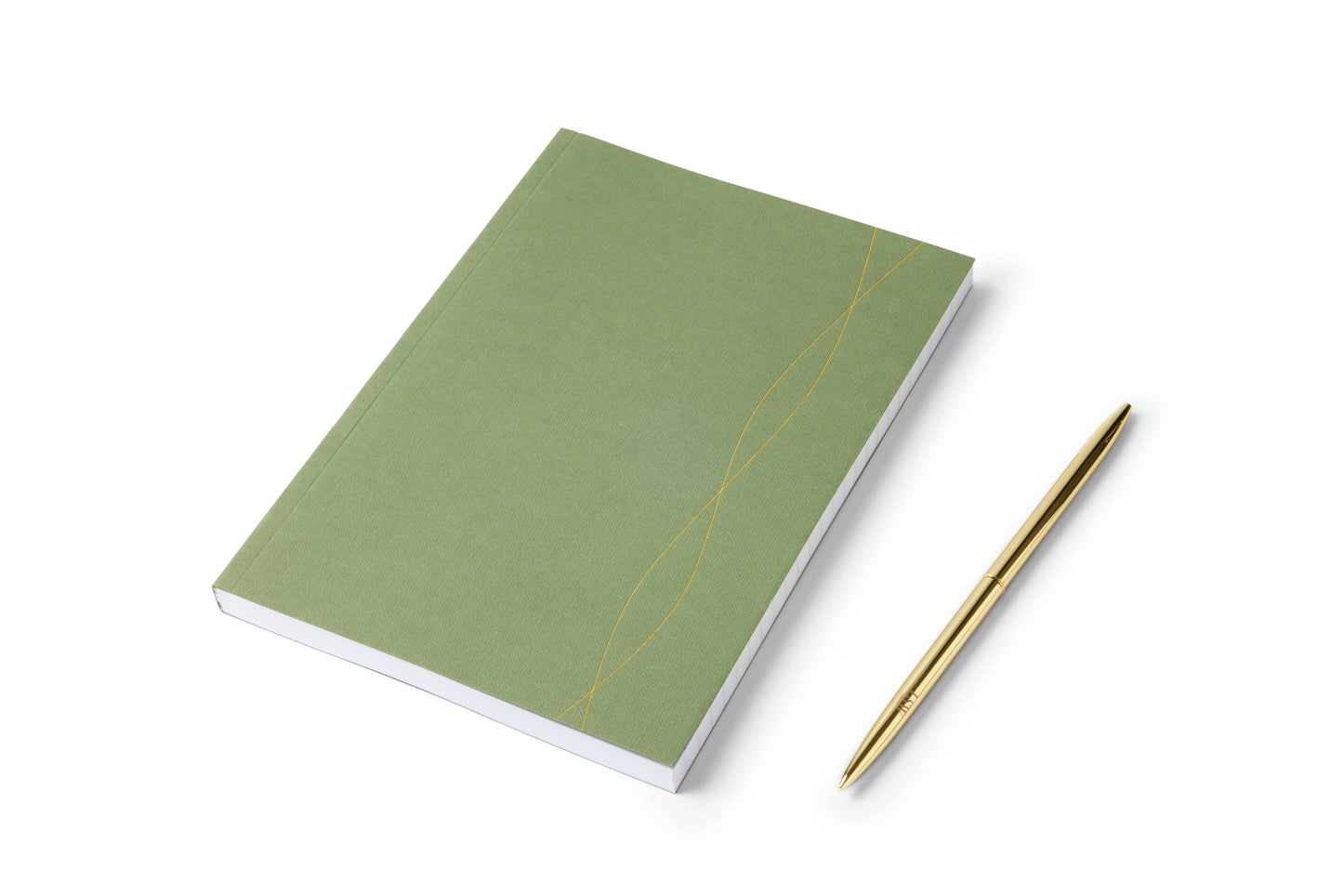 A5 Lined Notebooks in Mid-Green, Ruled Notepads, Stationery - from The Bookhouse Broughty Ferry- Just £9.99! Shop now
