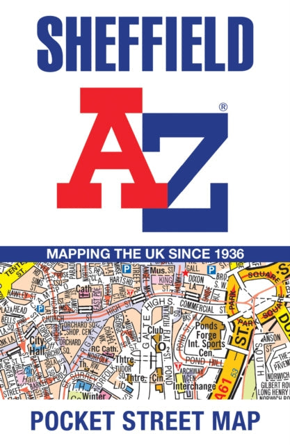 Sheffield A-Z Pocket Street Map - Book from The Bookhouse Broughty Ferry- Just £3.99! Shop now