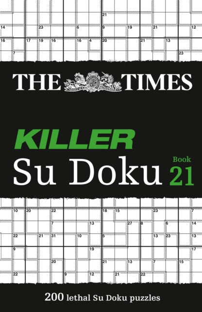 The Times Killer Su Doku Book 21 - Book from The Bookhouse Broughty Ferry- Just £7.99! Shop now