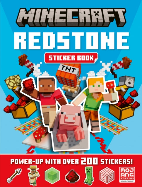 Minecraft Redstone Sticker Book - Book from The Bookhouse Broughty Ferry- Just £6.99! Shop now
