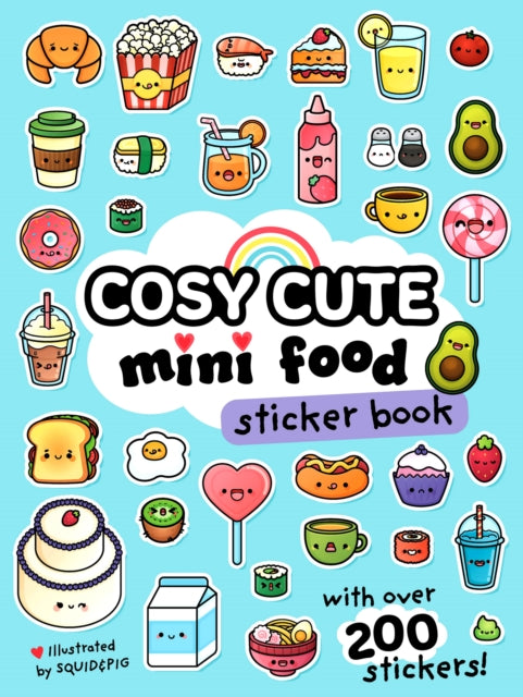 Cosy Cute Mini Food Sticker book - Book from The Bookhouse Broughty Ferry- Just £6.99! Shop now