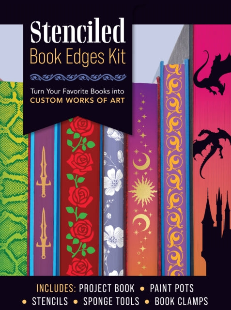 Stenciled Book Edges Kit - Book from The Bookhouse Broughty Ferry- Just £17.99! Shop now