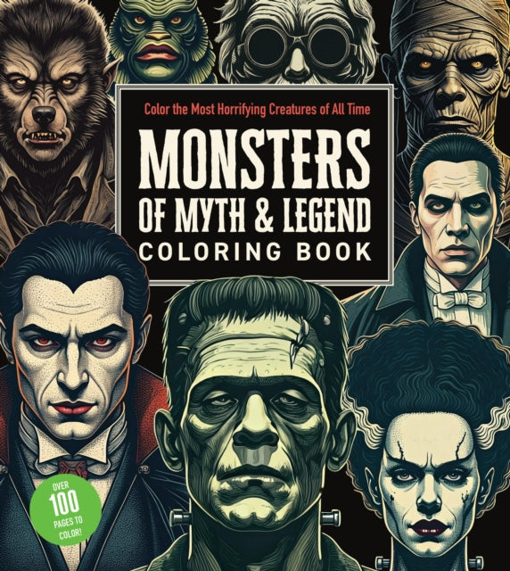 Monsters of Myth and Legend Coloring Book - Book from The Bookhouse Broughty Ferry- Just £7.99! Shop now