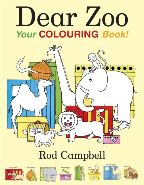 Dear Zoo: Your Colouring Book - Book from The Bookhouse Broughty Ferry- Just £6.99! Shop now