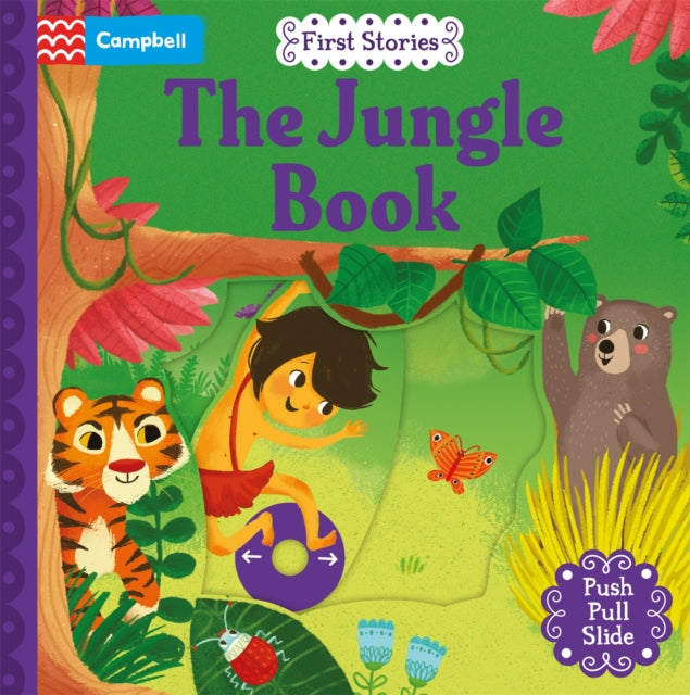 The Jungle Book : A Push, Pull, Slide Book - Book from The Bookhouse Broughty Ferry- Just £7.99! Shop now