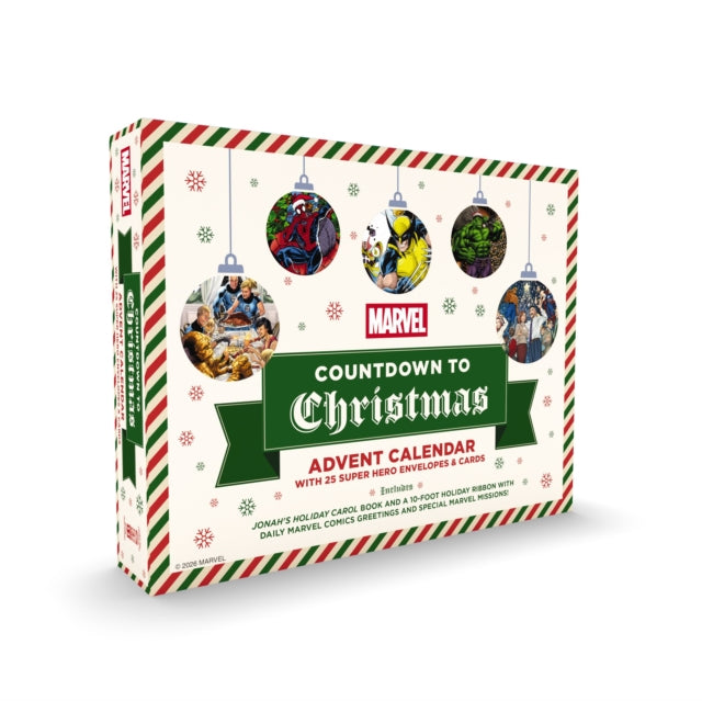 Marvel Countdown to Christmas : Advent Calendar with 25 Super-Hero Envelopes and Cards - Book from The Bookhouse Broughty Ferry- Just £19.99! Shop now