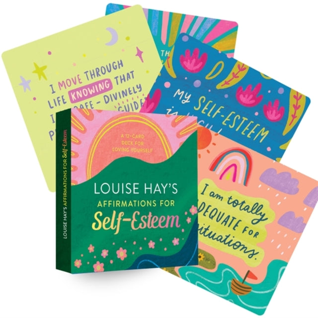 Louise Hays Affirmations for Self-Esteem : A 12-Card Deck for Loving Yourself - Book from The Bookhouse Broughty Ferry- Just £8.99! Shop now
