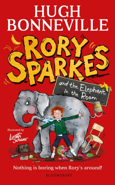 Rory Sparkes and the Elephant in the Room : The hilarious first children's book from Paddington star, Hugh Bonneville - Book from The Bookhouse Broughty Ferry- Just £14.99! Shop now