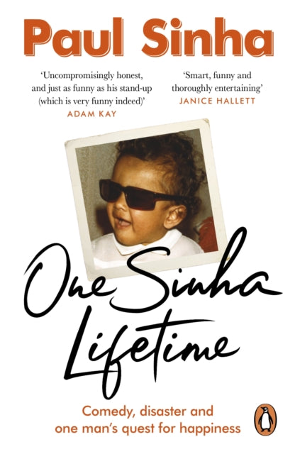 One Sinha Lifetime - Book from The Bookhouse Broughty Ferry- Just £12.99! Shop now
