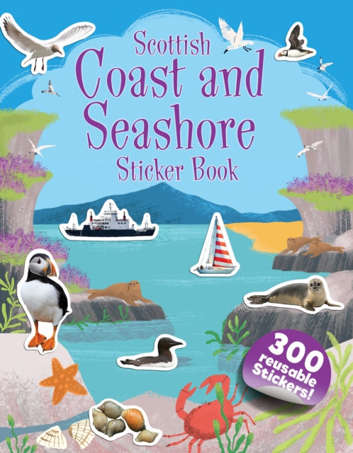 Scottish Coast and Seashore Sticker Book - Book from The Bookhouse Broughty Ferry- Just £7.99! Shop now