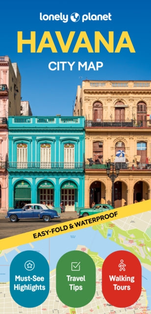 Lonely Planet Havana City Map - Book from The Bookhouse Broughty Ferry- Just £5.99! Shop now