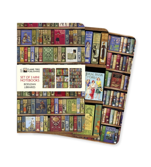 Bodleian Libraries Set of 3 Mini Notebooks - Book from The Bookhouse Broughty Ferry- Just £5.99! Shop now