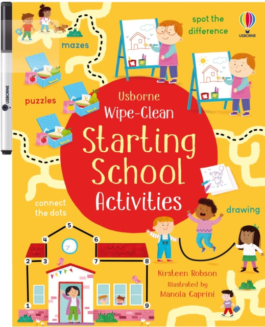 Wipe-Clean Starting School Activities - Book from The Bookhouse Broughty Ferry- Just £6.99! Shop now