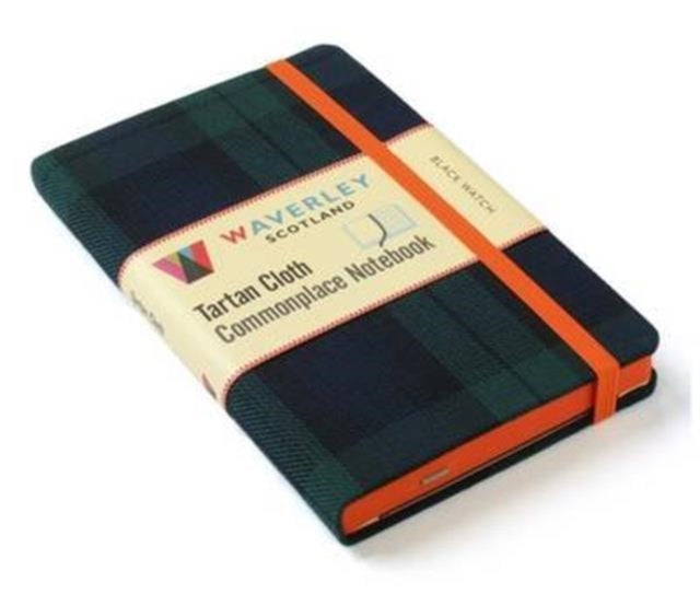 Waverley (M): Black Watch Tartan Cloth Commonplace Notebook - Book from The Bookhouse Broughty Ferry- Just £10.99! Shop now
