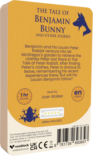 The Tale of Benjamin Bunny and Other Stories - VoxBlock Audiobook - Audiobook from The Bookhouse Broughty Ferry- Just £11.99! Shop now