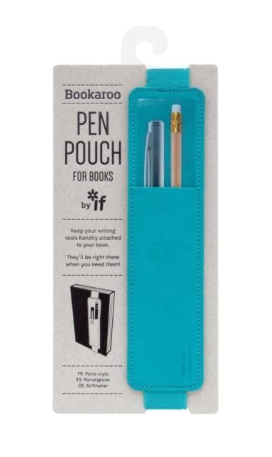 Bookaroo Pen Pouch - Turquoise - Gift from The Bookhouse Broughty Ferry- Just £8.99! Shop now