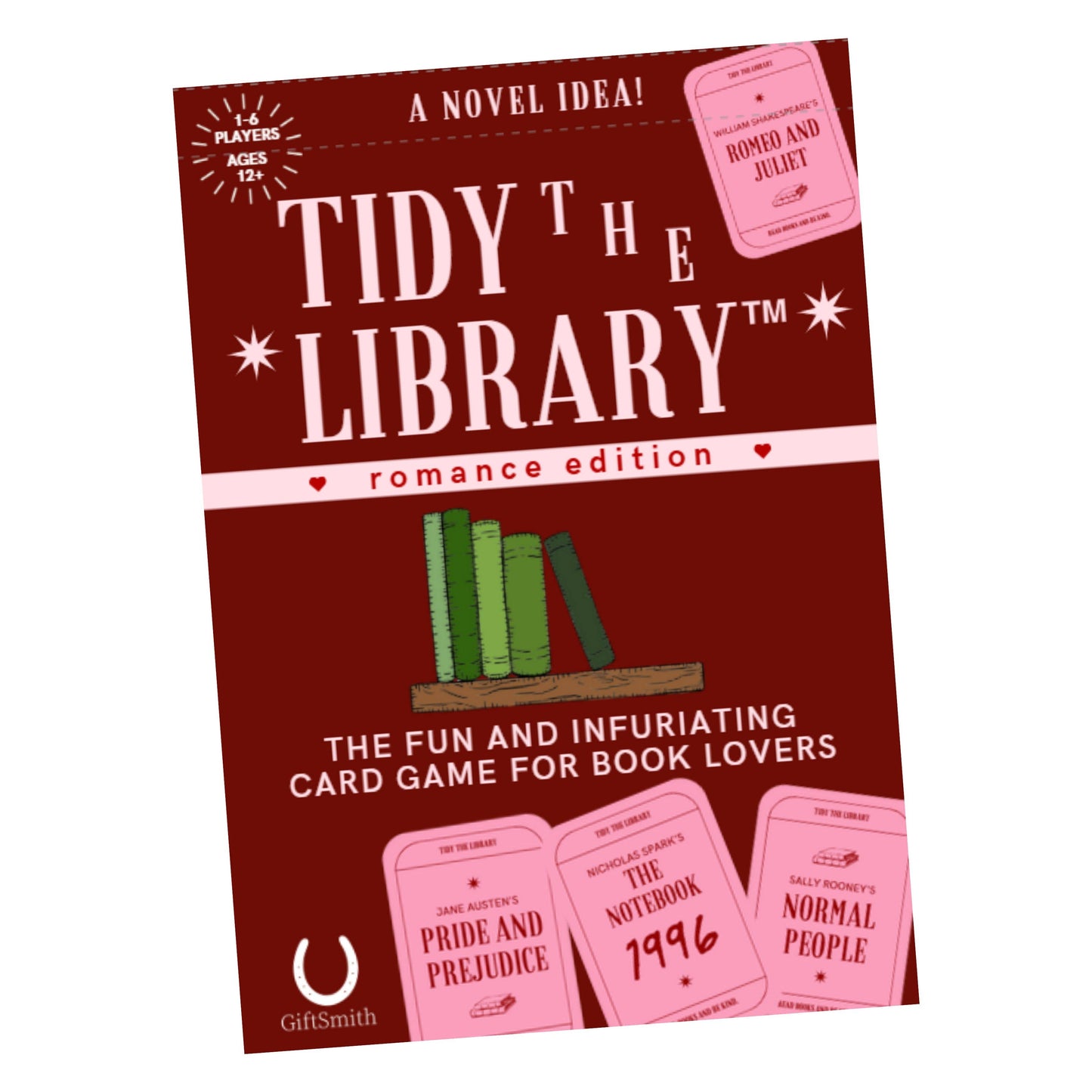 TIDY THE LIBRARY: The Romance Edition - Bookish Card Game - from The Bookhouse Broughty Ferry- Just £10! Shop now