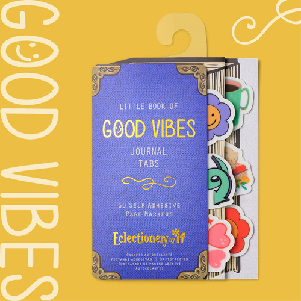 Electionery Journal Tabs - Good Vibes - Gift from The Bookhouse Broughty Ferry- Just £4.99! Shop now