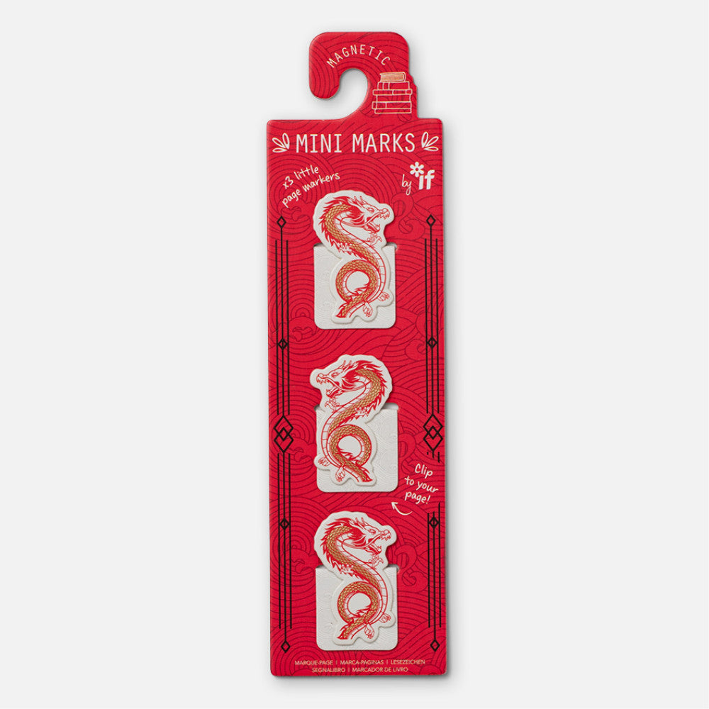 WARRIOR DRAGON - MAGNETIC MINI MARKS - Gift from The Bookhouse Broughty Ferry- Just £3.99! Shop now