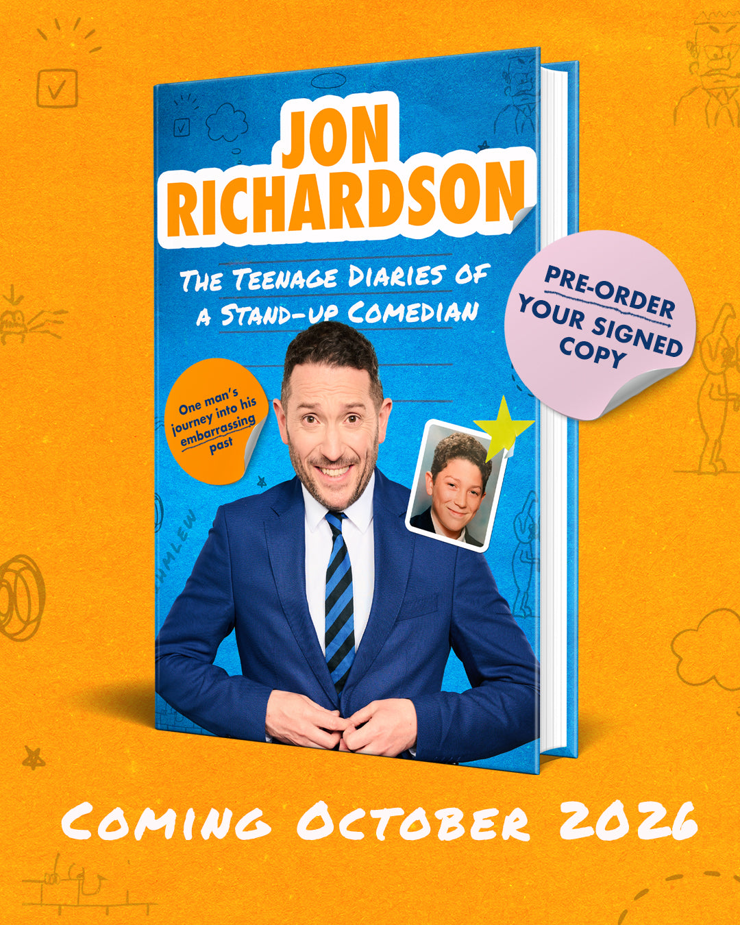 The Teenage Diaries of a Stand-Up Comedian - SIGNED EDITION - Book from The Bookhouse Broughty Ferry- Just £22.50! Shop now