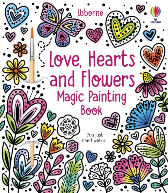 Love, Hearts and Flowers Magic Painting Book - Book from The Bookhouse Broughty Ferry- Just £6.99! Shop now