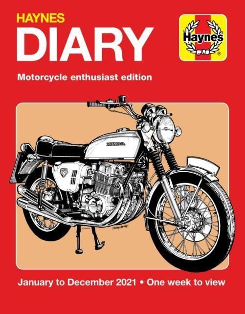 Haynes 2021 Diary : Motorcycle Enthusiast Edition - Book from The Bookhouse Broughty Ferry- Just £8.88! Shop now