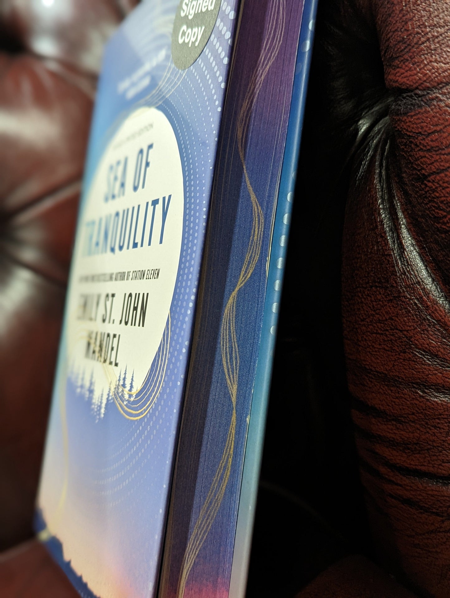 Sea of Tranquility - Signed Limited Edition with Sprayed Edge - Book from The Bookhouse Broughty Ferry- Just £14.99! Shop now