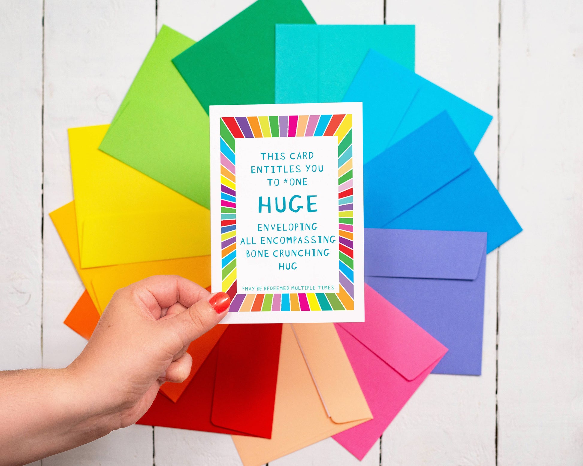 Bone Crunching Hug Friendship Card -  from The Bookhouse Broughty Ferry- Just £2.95! Shop now