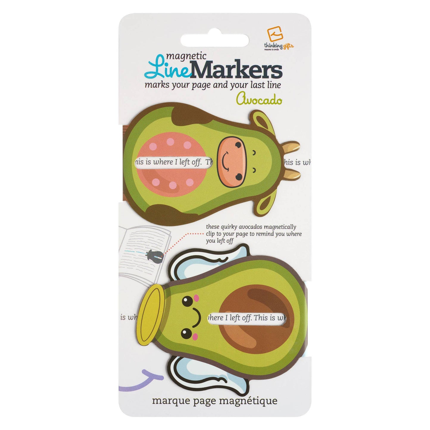 Linemarkers Set of 2 Magnetic Bookmarks/Page Marker -  from The Bookhouse Broughty Ferry- Just £2.99! Shop now