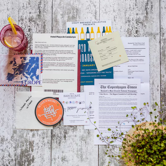 An Escape Room in an Envelope: The Missed Flight. Board Game Puzzle - Gift from The Bookhouse Broughty Ferry- Just £13.99! Shop now