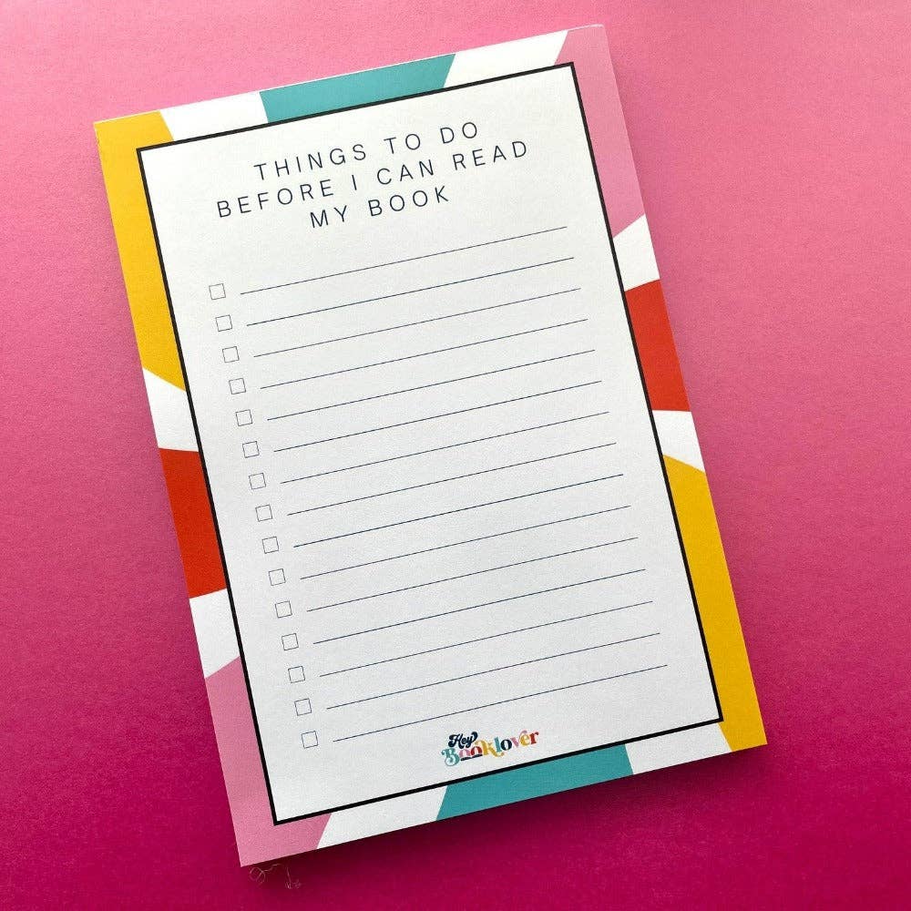 Book Lover Things To Do Notepad -  from The Bookhouse Broughty Ferry- Just £7.99! Shop now