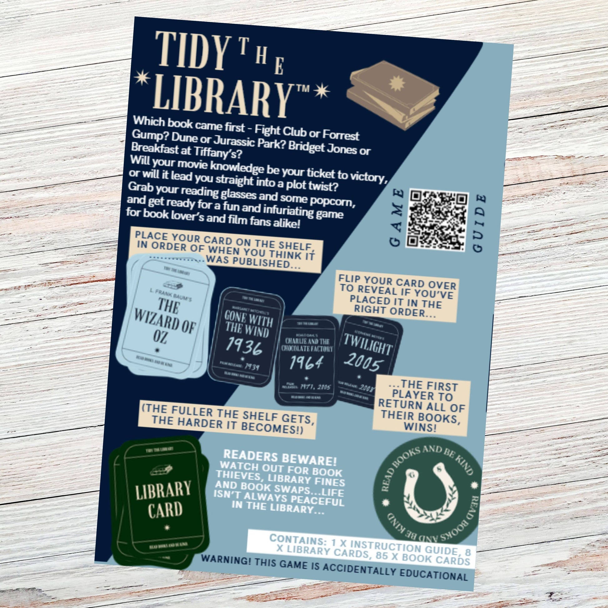 TIDY THE LIBRARY: Books that Became Movies Edition -  from The Bookhouse Broughty Ferry- Just £9.99! Shop now