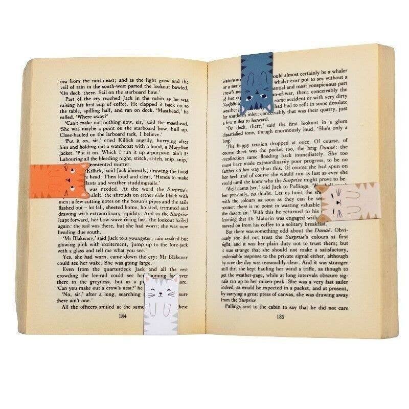 Magnetic Cat Bookmarks (Set of 4) - Bookmark from The Bookhouse Broughty Ferry- Just £2.95! Shop now