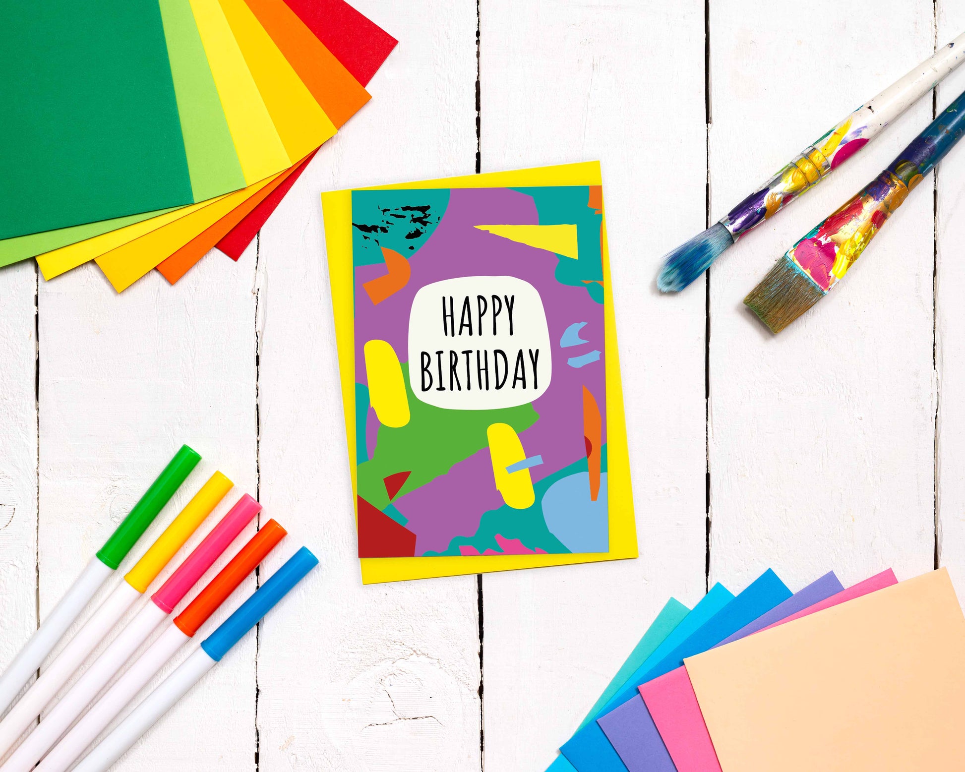 Birthday Card - Front to Back Design -  from The Bookhouse Broughty Ferry- Just £2.95! Shop now