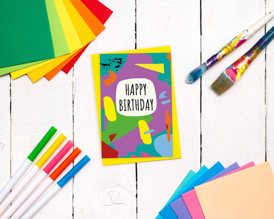 Birthday Card - Front to Back Design -  from The Bookhouse Broughty Ferry- Just £2.95! Shop now
