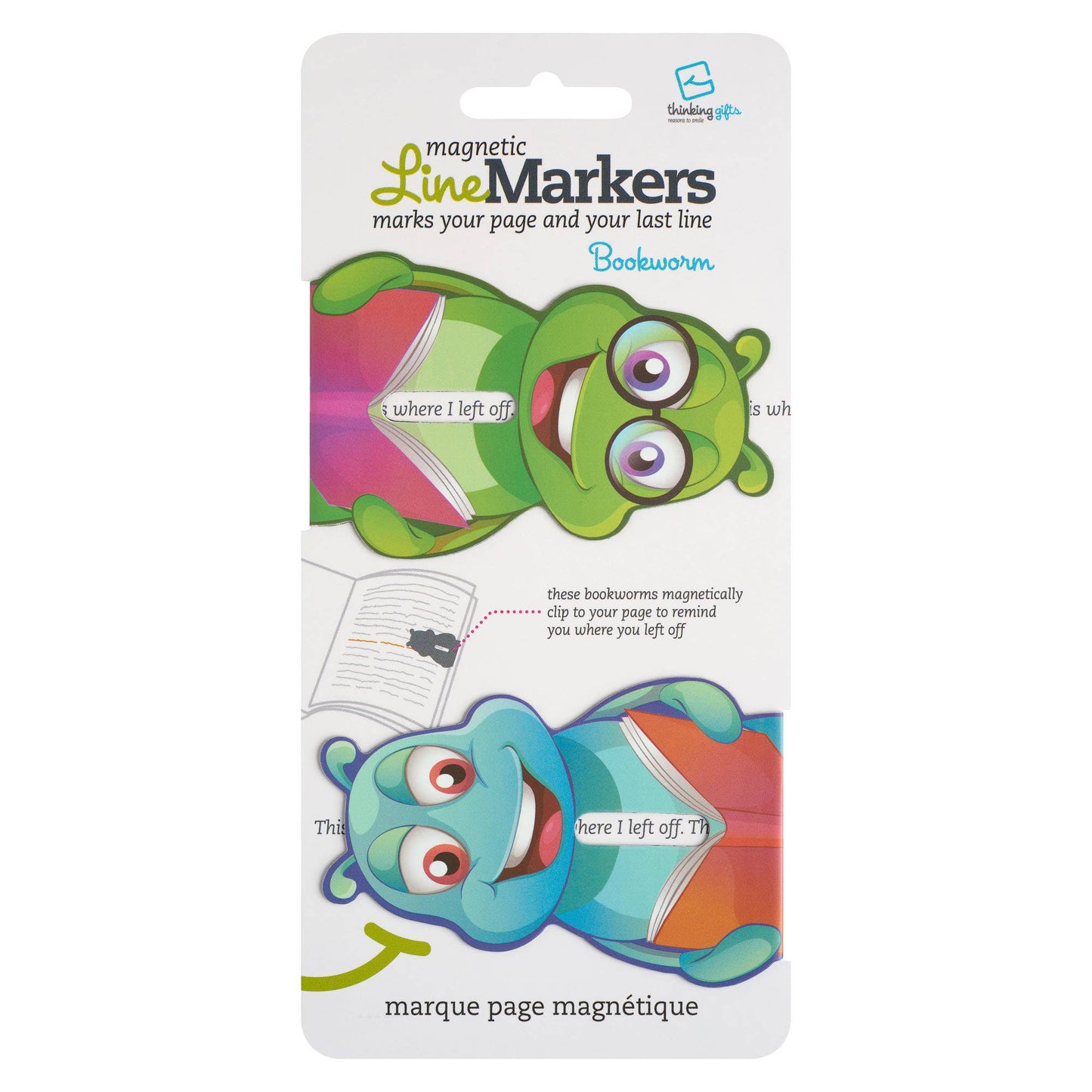 Linemarkers Set of 2 Magnetic Bookmarks/Page Marker -  from The Bookhouse Broughty Ferry- Just £2.99! Shop now