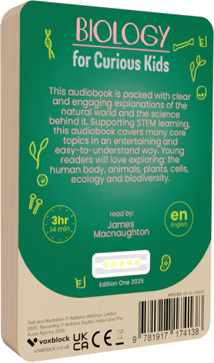 Biology for Curious Kids - Voxblock Audiobook - Audiobook from The Bookhouse Broughty Ferry- Just £9.99! Shop now