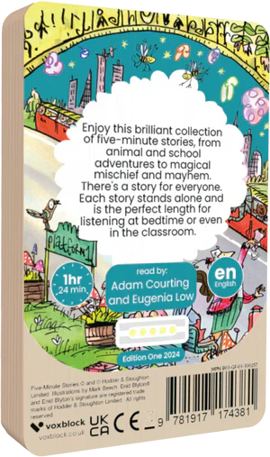 Five-Minute Stories - VoxBlock Audiobook - Audiobook from The Bookhouse Broughty Ferry- Just £12.99! Shop now