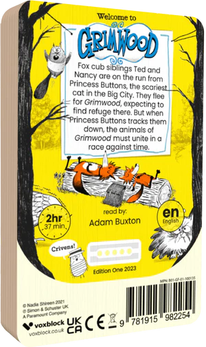 Grimwood - VoxBlock Audiobook - Audiobook from The Bookhouse Broughty Ferry- Just £11.99! Shop now
