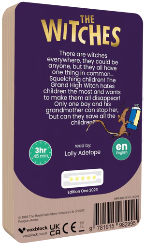 The Witches - Voxblock Audiobook - Audiobook from The Bookhouse Broughty Ferry- Just £13.99! Shop now