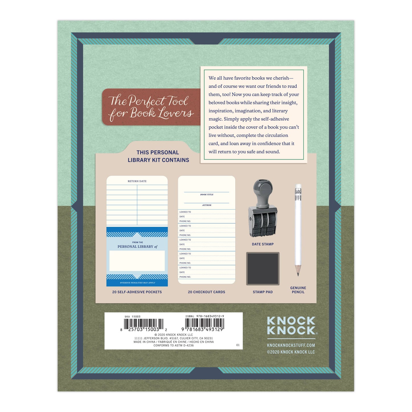 Knock Knock Personal Library Kit Classic Edition PLK Book Bo -  from The Bookhouse Broughty Ferry- Just £18.99! Shop now