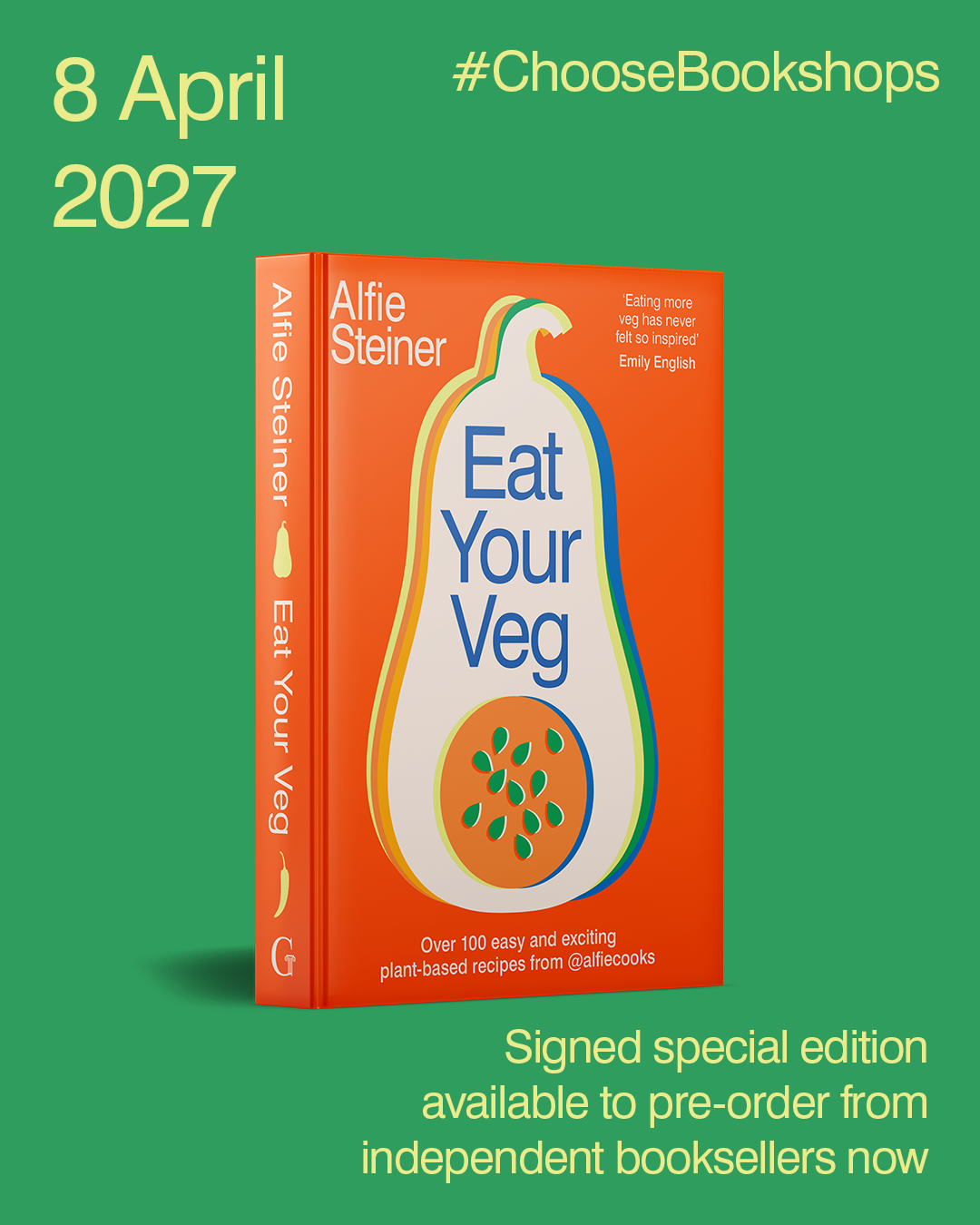 Eat Your Veg - SIGNED INDIE EDITION - Book from The Bookhouse Broughty Ferry- Just £23.40! Shop now