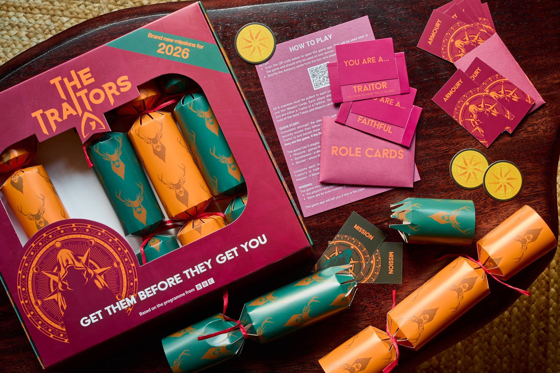 Traitors 2026 | Christmas Crackers | NEW Christmas 2026! -  from The Bookhouse Broughty Ferry- Just £22.50! Shop now