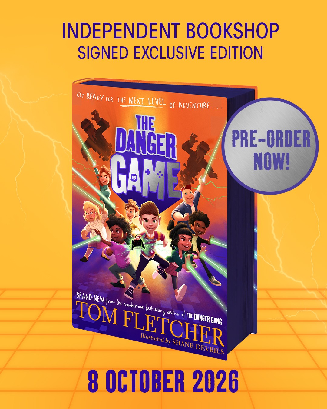 The Danger Game - SIGNED INDIE EXCLUSIVE -  from The Bookhouse Broughty Ferry- Just £14.99! Shop now