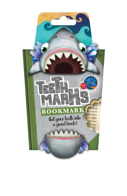 TeethMarks Bookmarks - Shark - Book from The Bookhouse Broughty Ferry- Just £5.99! Shop now