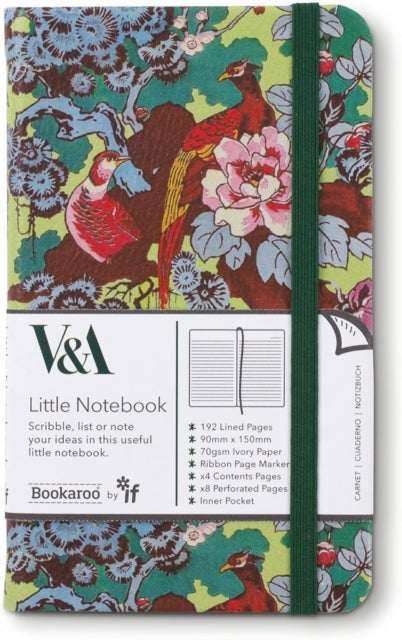 V & A Bookaroo Journal A6 Sundour Pheasant - Book from The Bookhouse Broughty Ferry- Just £9.99! Shop now