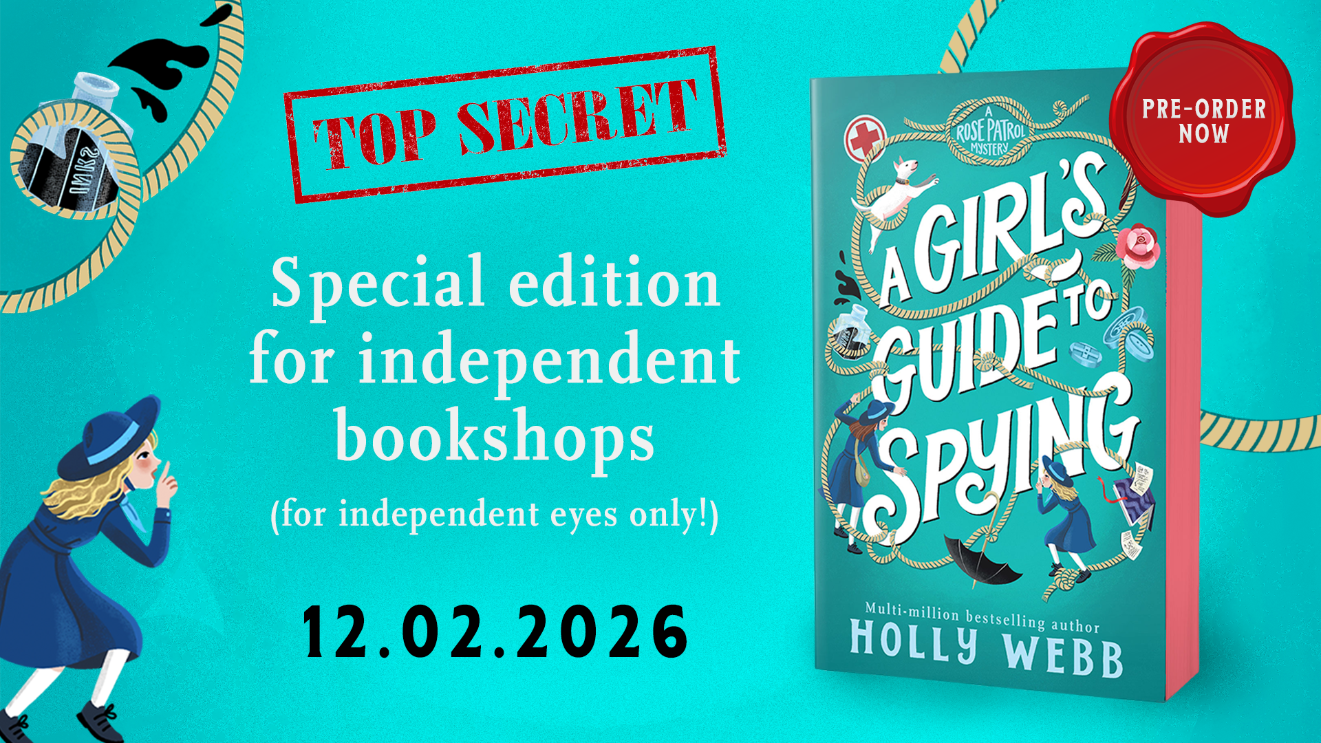 A Girl's Guide to Spying - INDIE EDITION - Book from The Bookhouse Broughty Ferry- Just £7.99! Shop now