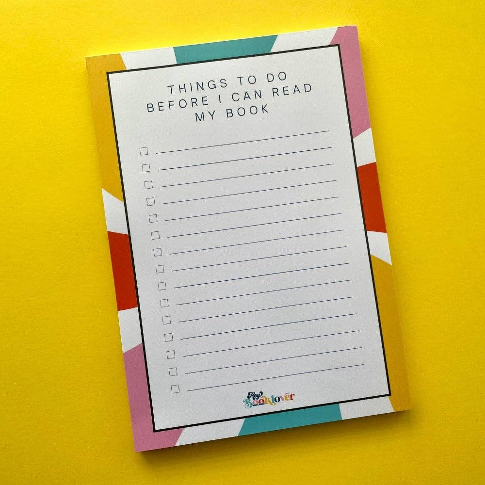 Book Lover Things To Do Notepad -  from The Bookhouse Broughty Ferry- Just £7.99! Shop now